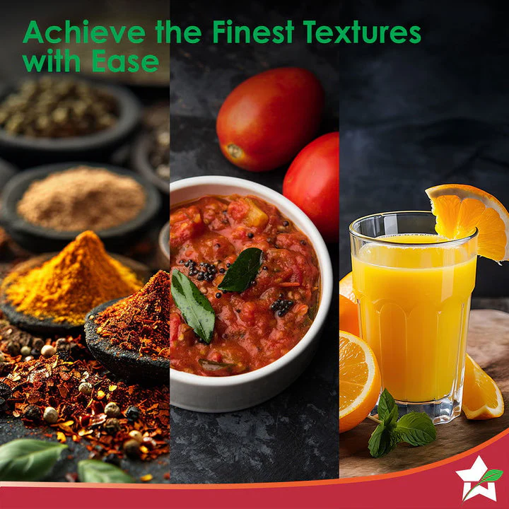 Acura Plus Mixer Grinder | 750W | 4 Jars for Blending, Dry Masala Grinding, Chutney Grinding, Smoothie | Sharp Stainless-Steel Blades | Grind Tough Ingredients | 5-Year Warranty on Motor - Image 6