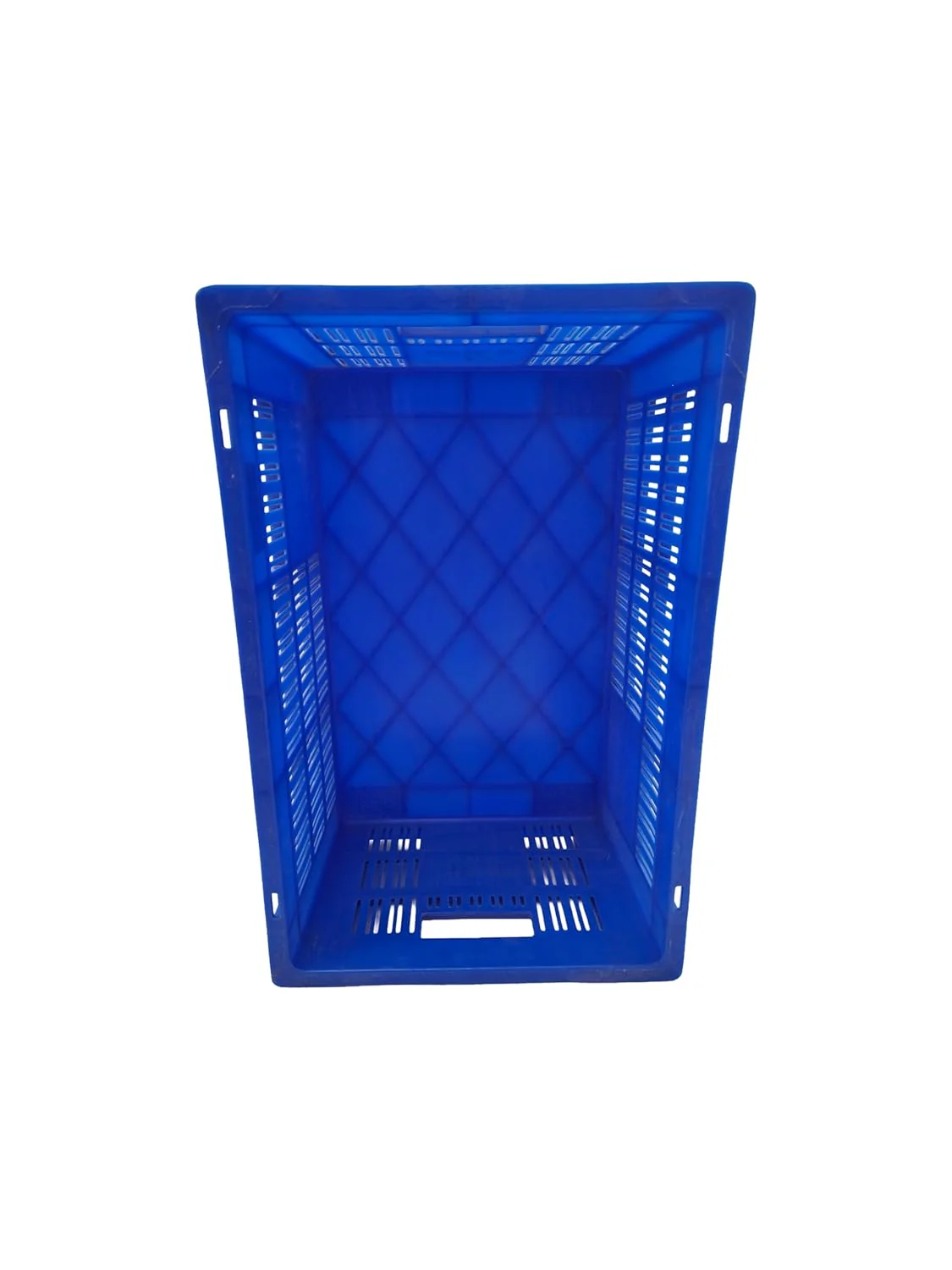 ARISTO Portable and Stackable Plastic Storage Container Box Crate 53200 SP designed for multipurpose storage Blue - Image 4