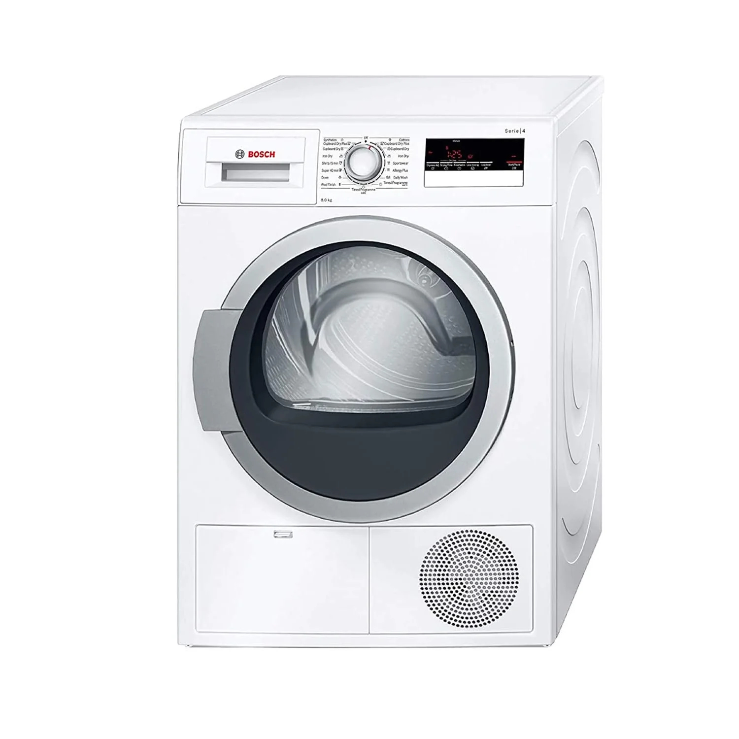 Bosch 8 kg Fully Automatic Front Load Condenser Tumble Dryer (WPG23108IN, 5 Drying Options, 14 Programs, Allergy Plus, 100% Drying with 0% Effort, Inbuilt Heater, Silver) - Image 14