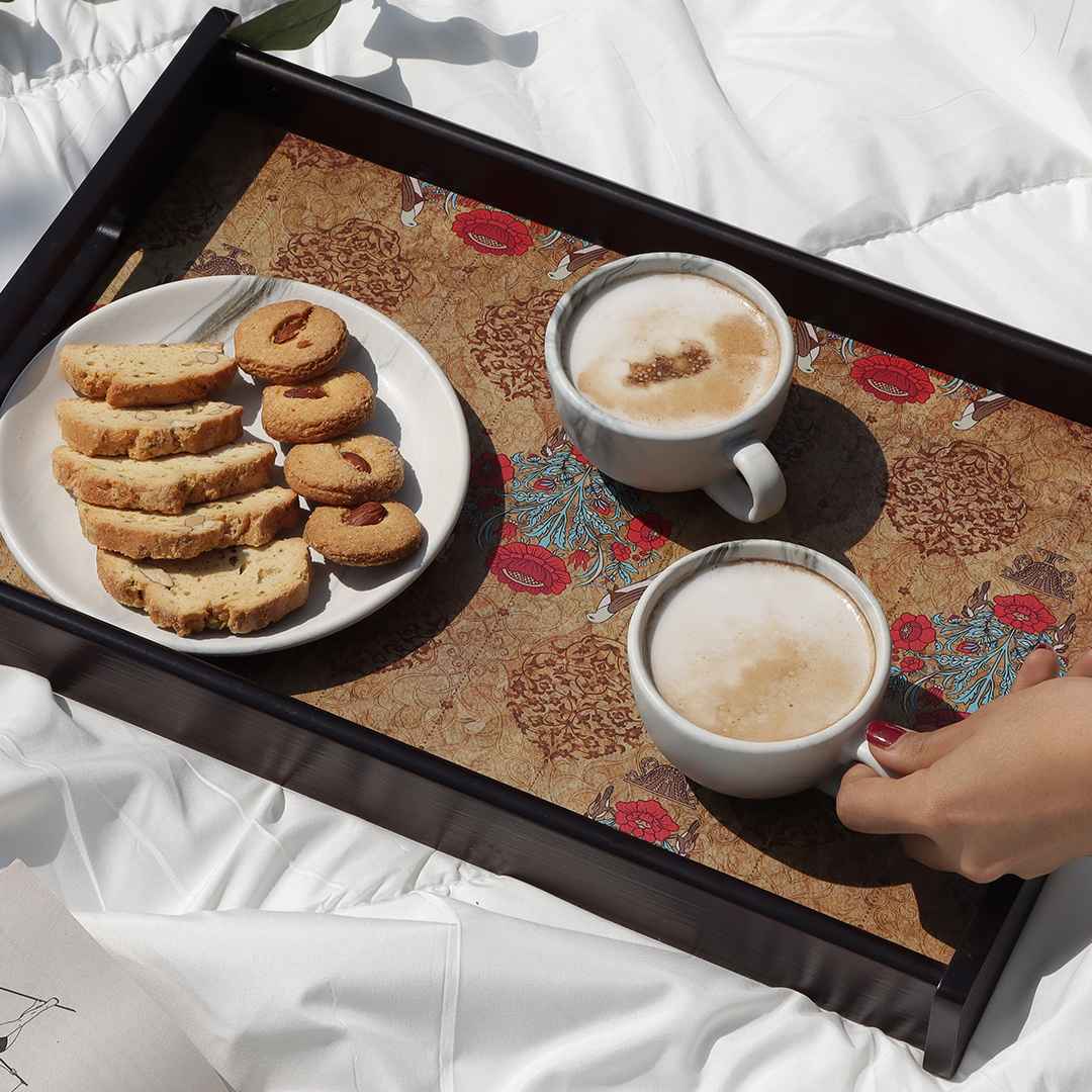 Casablanca Damask Motif Tray - Large - Image 3