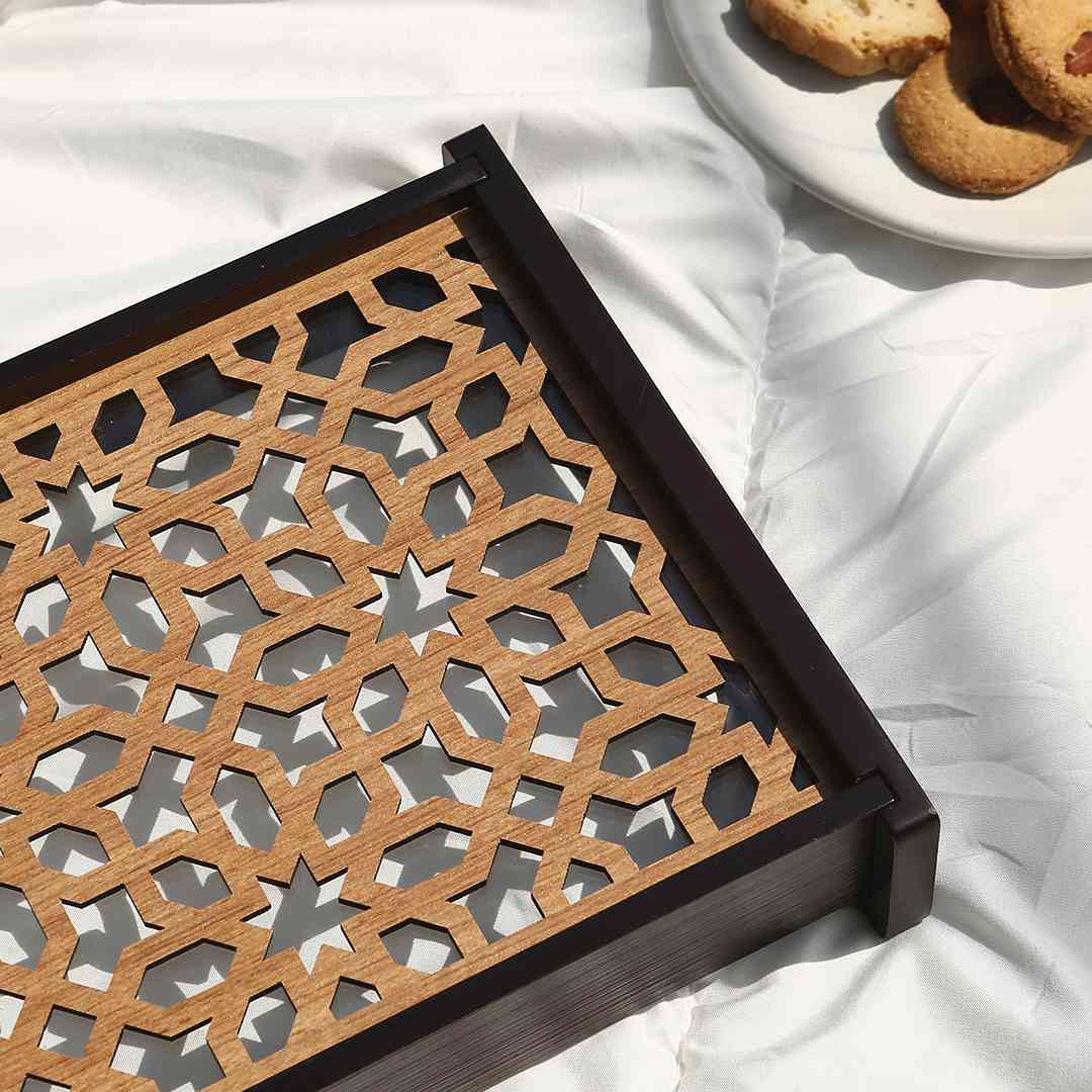 Casablanca Ornamental Tile Glass Tray -Small - Image 9