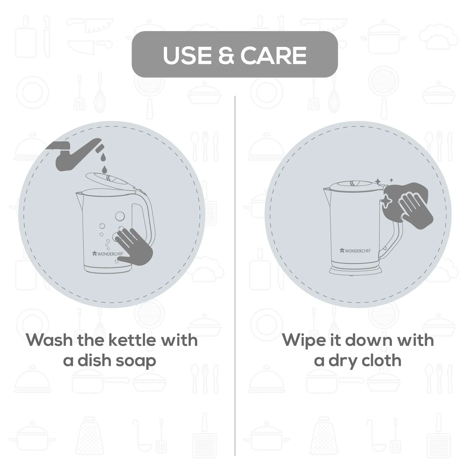 COOL-TOUCH Electric Kettle, 1300 W, 1.8 L, 1 Years Warranty - Image 6