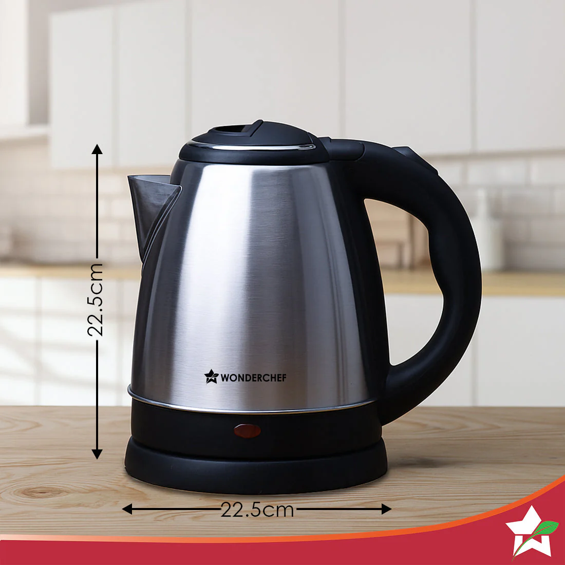 Crescent Electric Kettle 1.5 Litres, 2 years Warranty - Image 3
