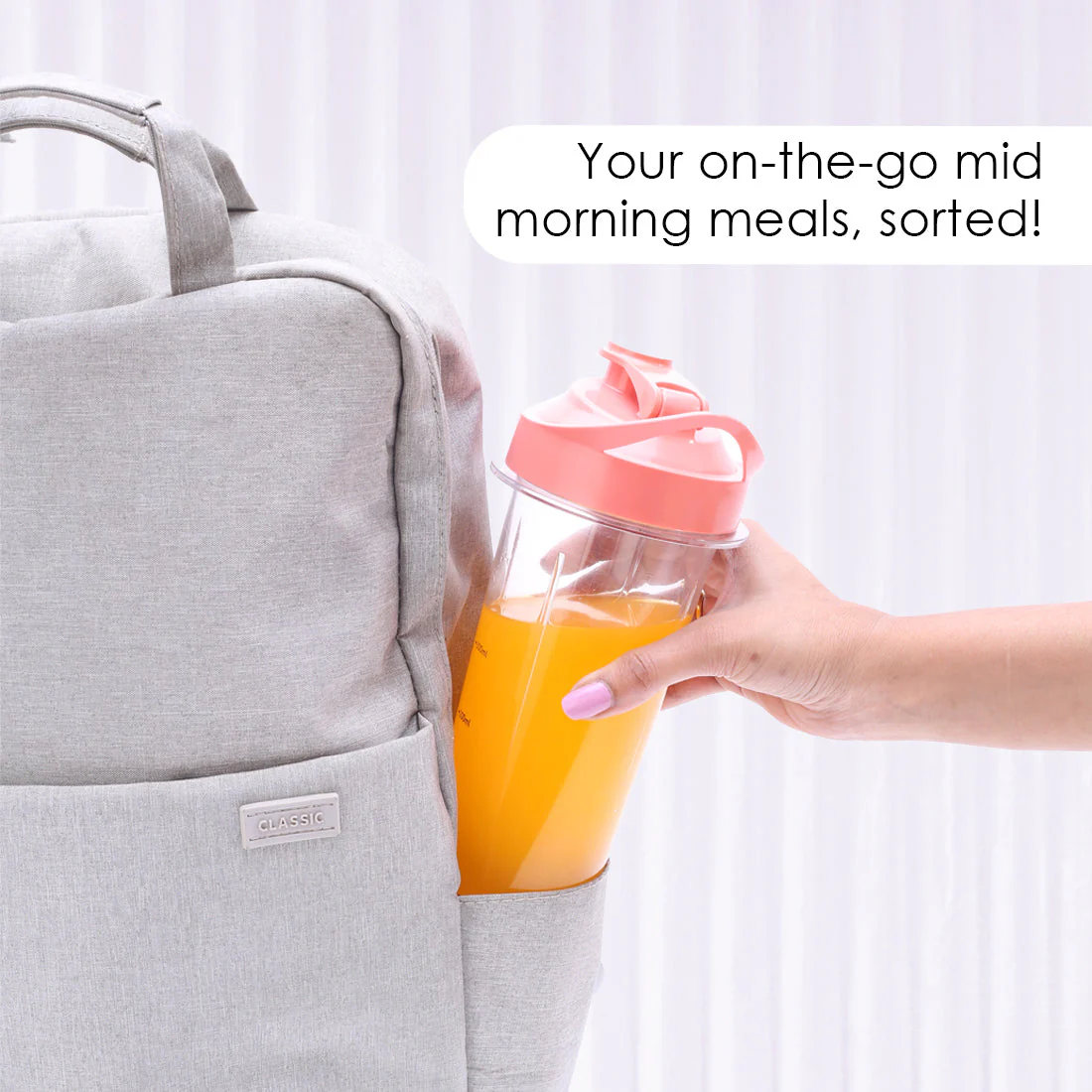 Magneto Blender | Smoothie & Juice Maker | World’s Safest with Magnetic Induction Tech | Variable Speed | Automatic with 60-sec auto-stop | Portable with Sipper Jar | 2-Year Warranty - Image 5