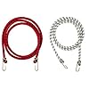 Multipurpose Flexible Bungee High Tension Stretchable Elastic Rope with Hook for Cloth Hanging Drying Packing Luggage Strap Wrapping Bike Luggage with 6 ft Elastic Bungee Cord Bungee Rope 15 MM - Image 3