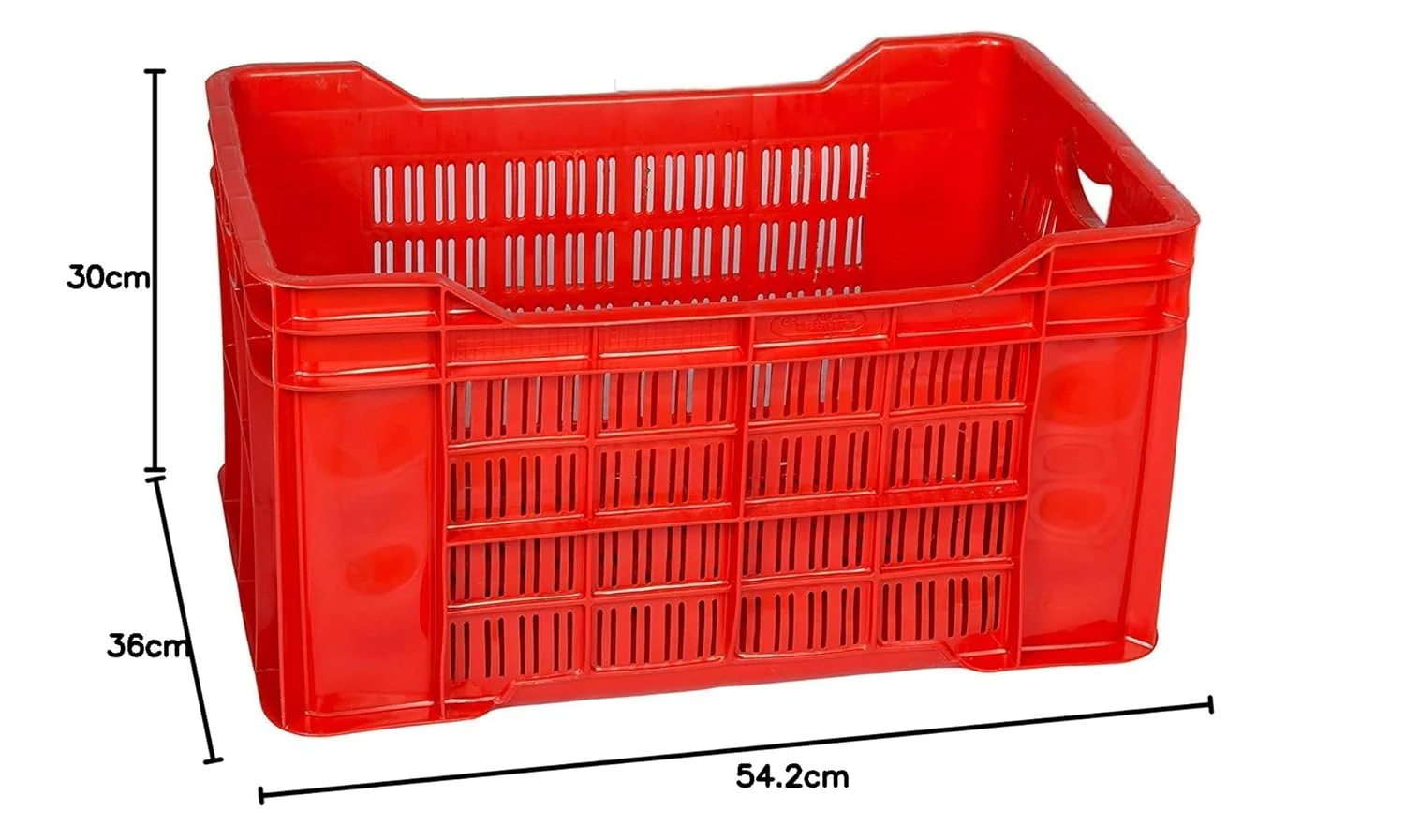 Nilkamal Plastic 20 KG CRATE 3 PC Combo Blue 54.2X36X30 Cm - Image 4