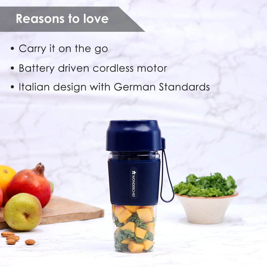 Nutri-cup Portable Blender + Sippy Stainless Steel Bottle, Gift Combo, For Family and Friends, Gift for Diwali and Other Festivals, House Warming - Image 5