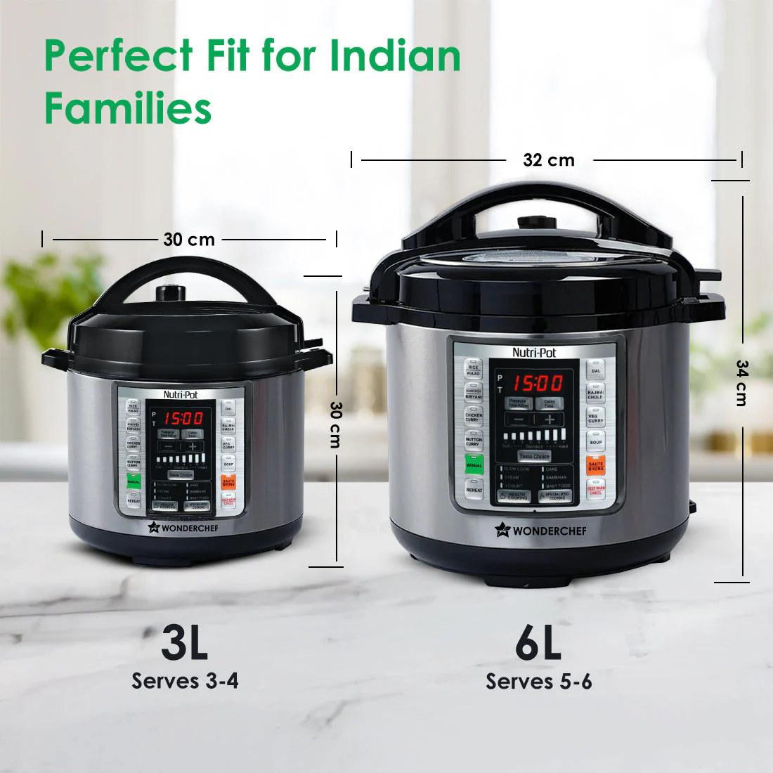 Nutri-Pot 6L Electric Pressure Cooker with 7-in-1 Functions - Image 3