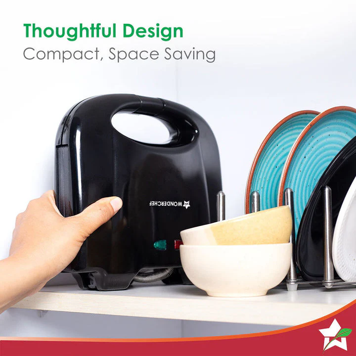 Prato Plus Griller Auto Temp Control, LED indicator | 800 W | Non-stick Coated Plates | Oil Free Toasting| Easy to Clean| 1 Year Warranty - Image 8