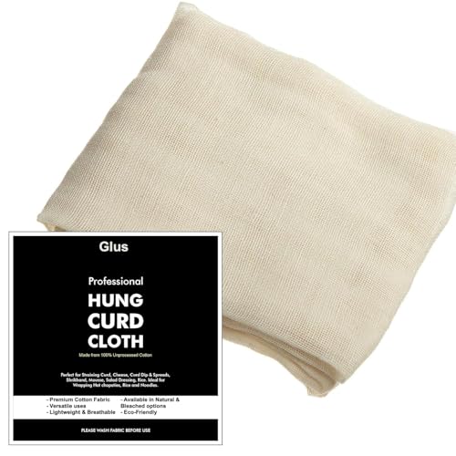 Pure Cotton Muslin Cloth, Natural, Pre-Washed, for Idli Steaming,Cheese Making, Hung Curd,Tea Stainer Cloth Length:2Metre,Width:1Metre (2m X 1m) - Image 6