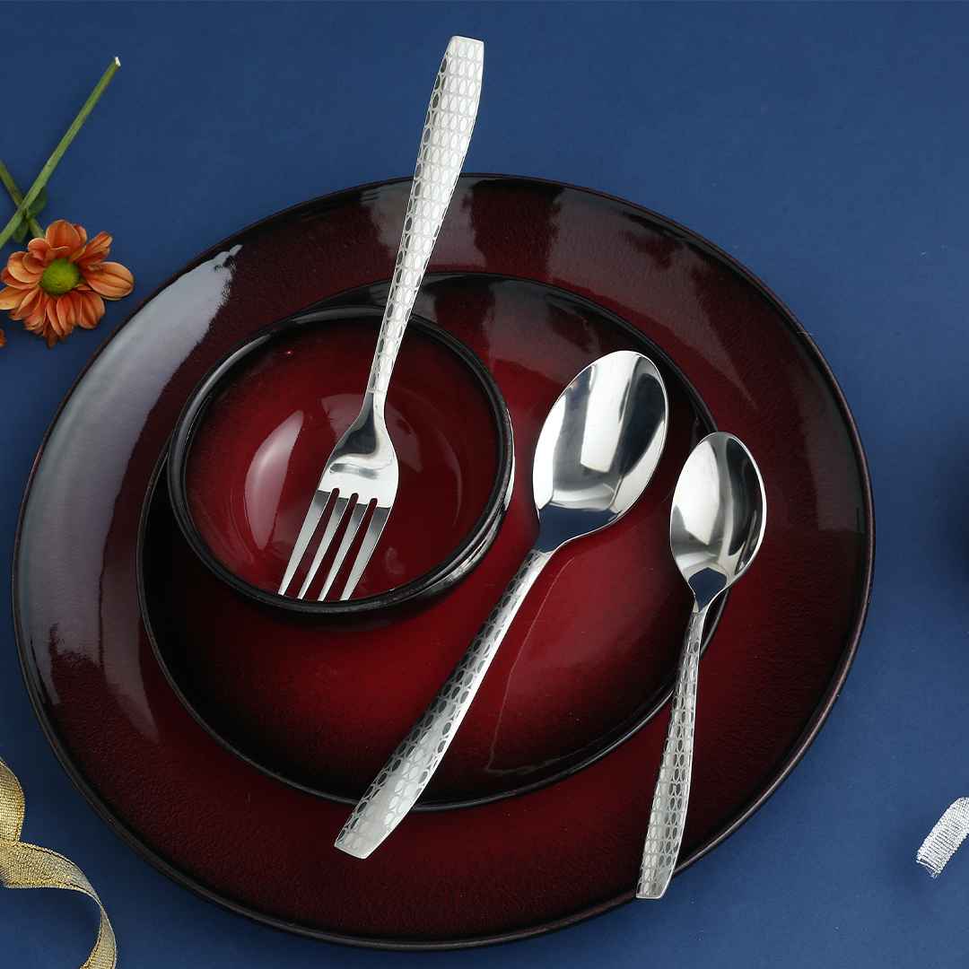 Roma Stainless Steel Cutlery Set - Set of 18 pcs - Image 5