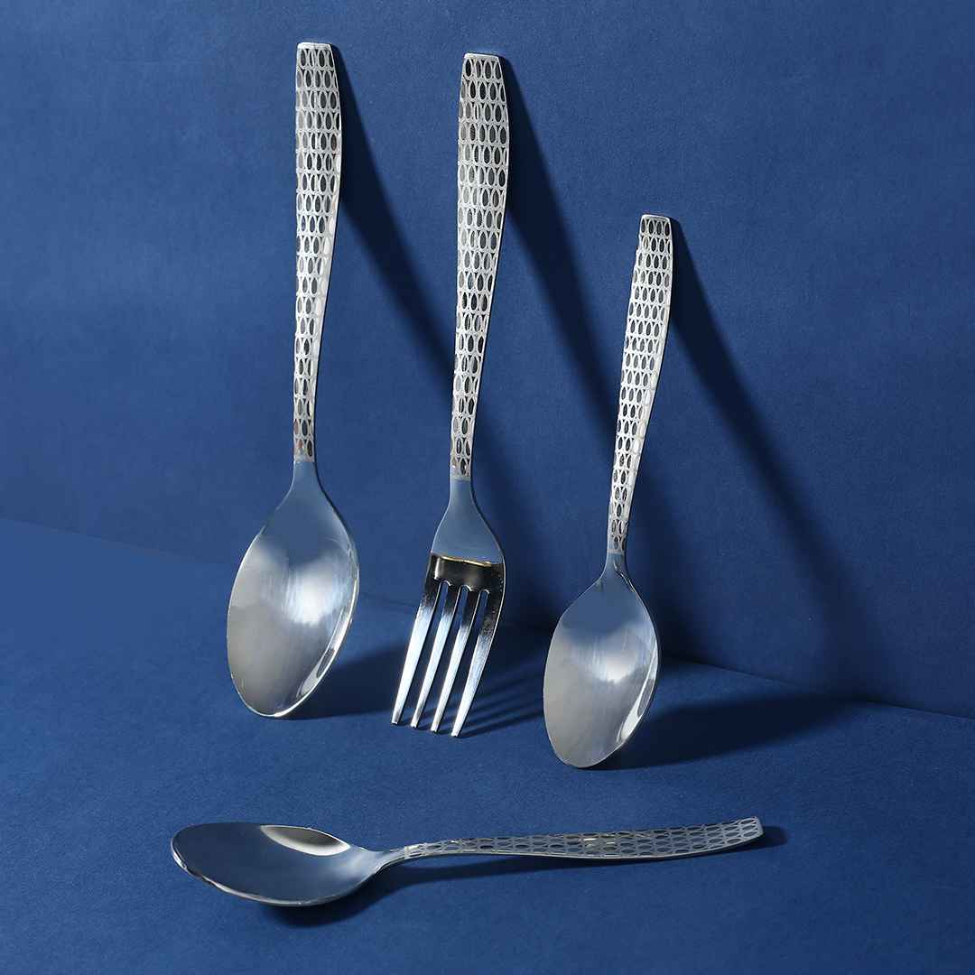 Roma Stainless Steel Cutlery Set - Set of 18 pcs - Image 6