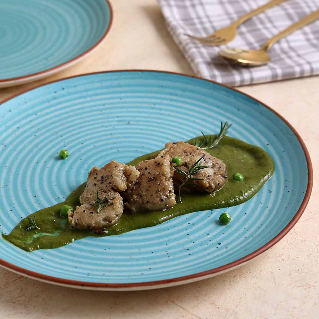 Teramo Stoneware 11" Dinner Plate - Blue (Set of 2) - Image 4