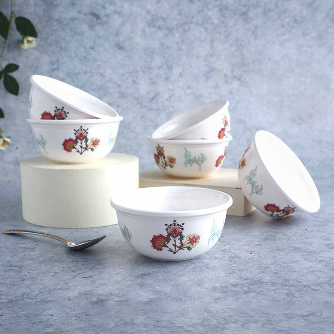 Venice Red Dinner Set of 31 Pcs | 100% Food Grade Melamine | Elegant | Break & Stain Resistant | Designer Dinnerware - Image 10