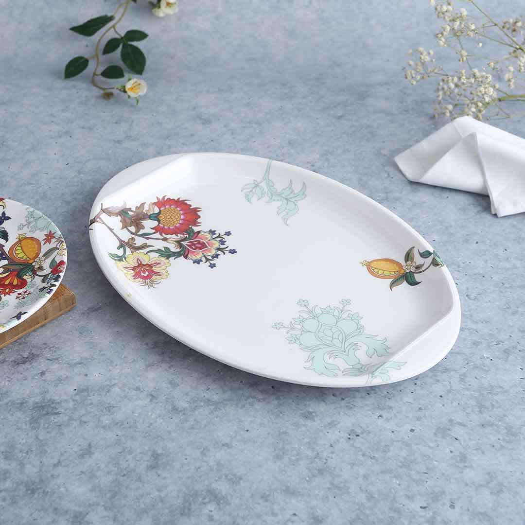 Venice Red Dinner Set of 31 Pcs | 100% Food Grade Melamine | Elegant | Break & Stain Resistant | Designer Dinnerware - Image 5