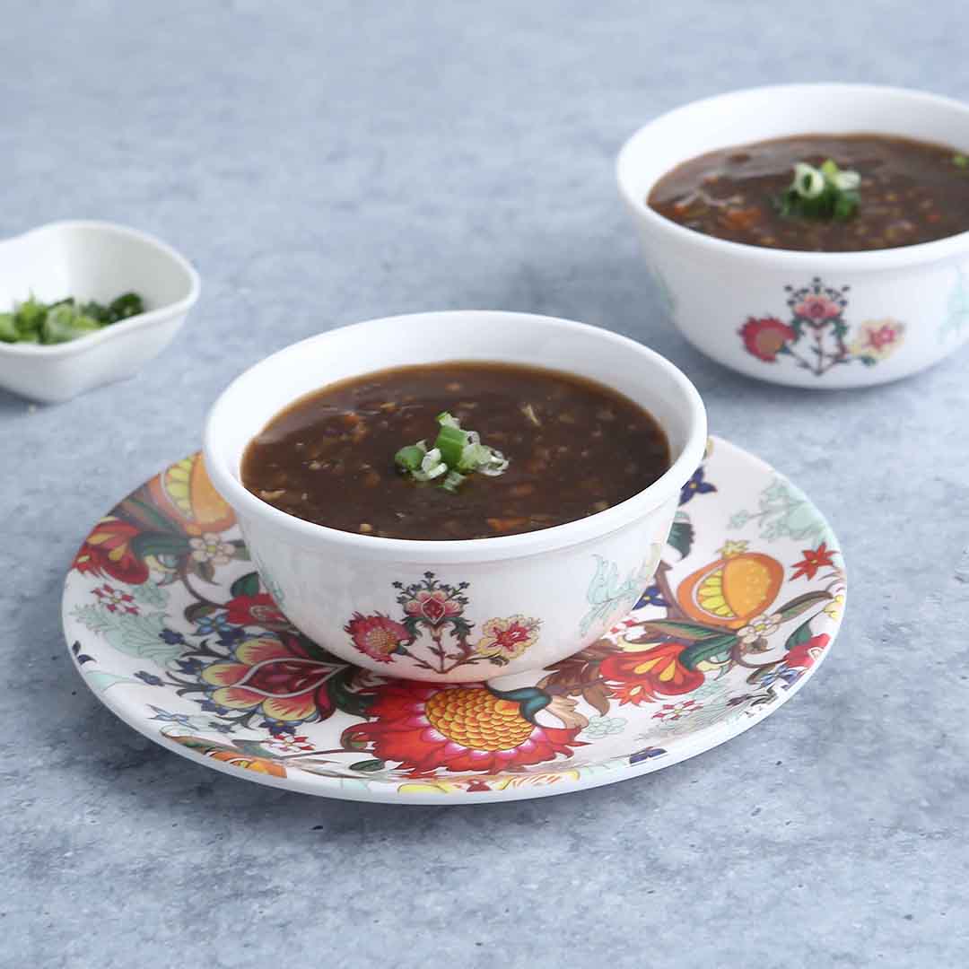 Venice Red Dinner Set of 31 Pcs | 100% Food Grade Melamine | Elegant | Break & Stain Resistant | Designer Dinnerware - Image 7