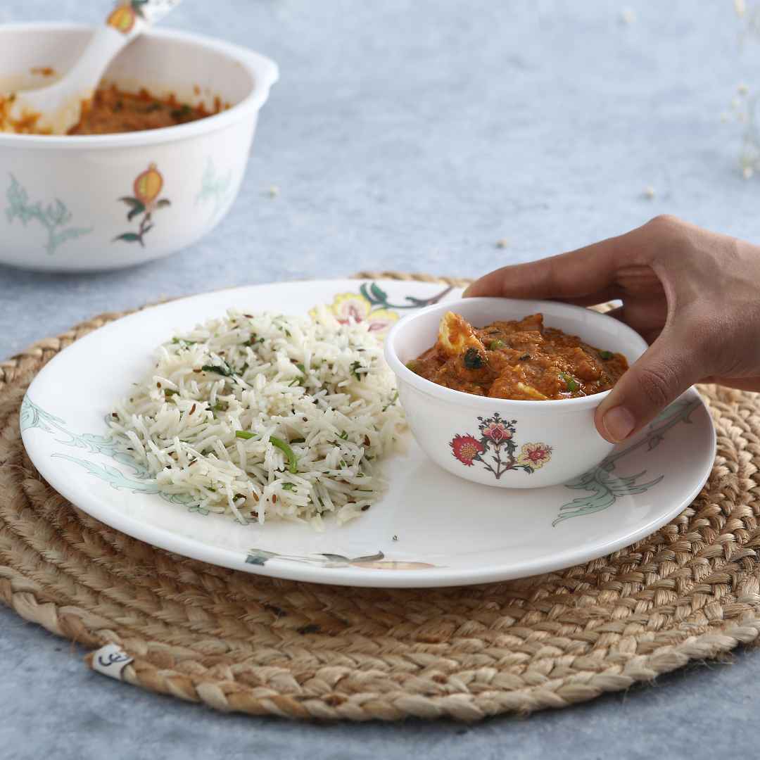 Venice Red Dinner Set of 31 Pcs | 100% Food Grade Melamine | Elegant | Break & Stain Resistant | Designer Dinnerware - Image 9