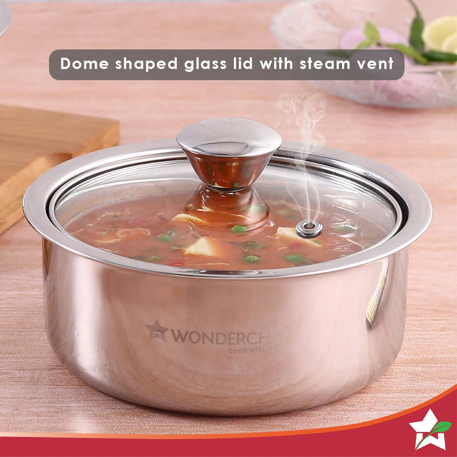 Wonderchef Austin Serving Casserole with Lid Set of 2pc - Image 4