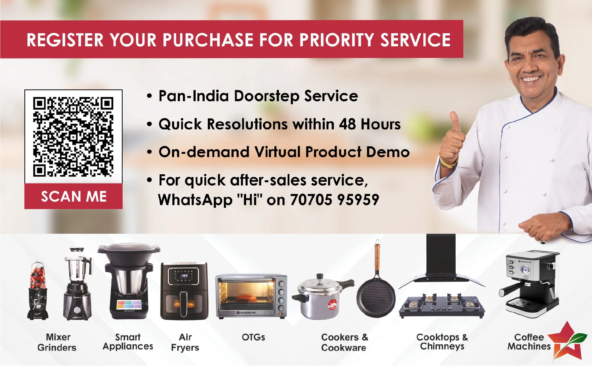 Wonderchef Regalia Pizza Maker | Crispy Pizzas in 5 Minutes with Rapid Cooking over 450°C | Wood-Fired Pizza-Like Taste | Lava Stone Base for Golden Crust | 1200W, 12-in Diameter | 2-Year Warranty - Image 23